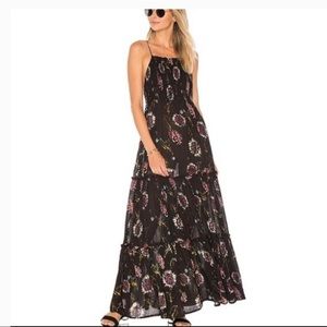 Free People Garden Party Tired Floral Maxi Dress